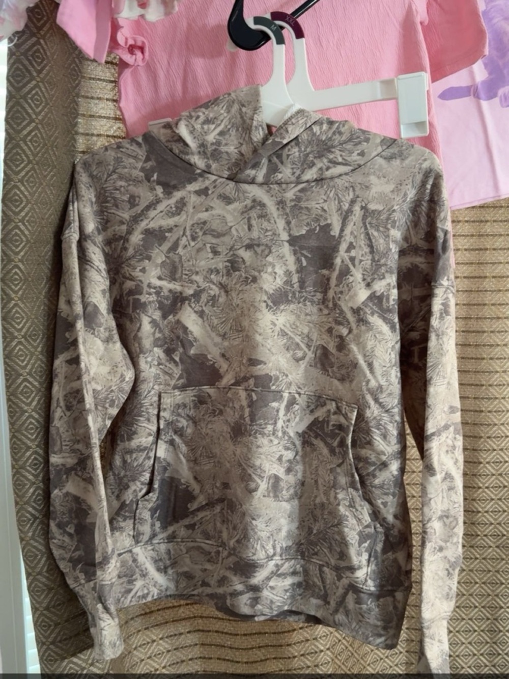 art class Neutral Tan & Gray Camo Hoodie  Sweatshirt